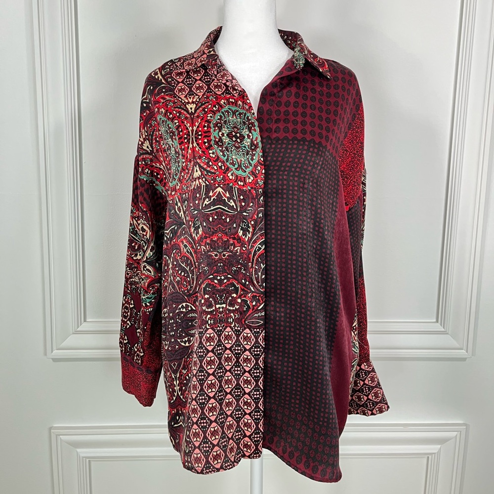 Zara Button Blouse - Picture 2 of 4